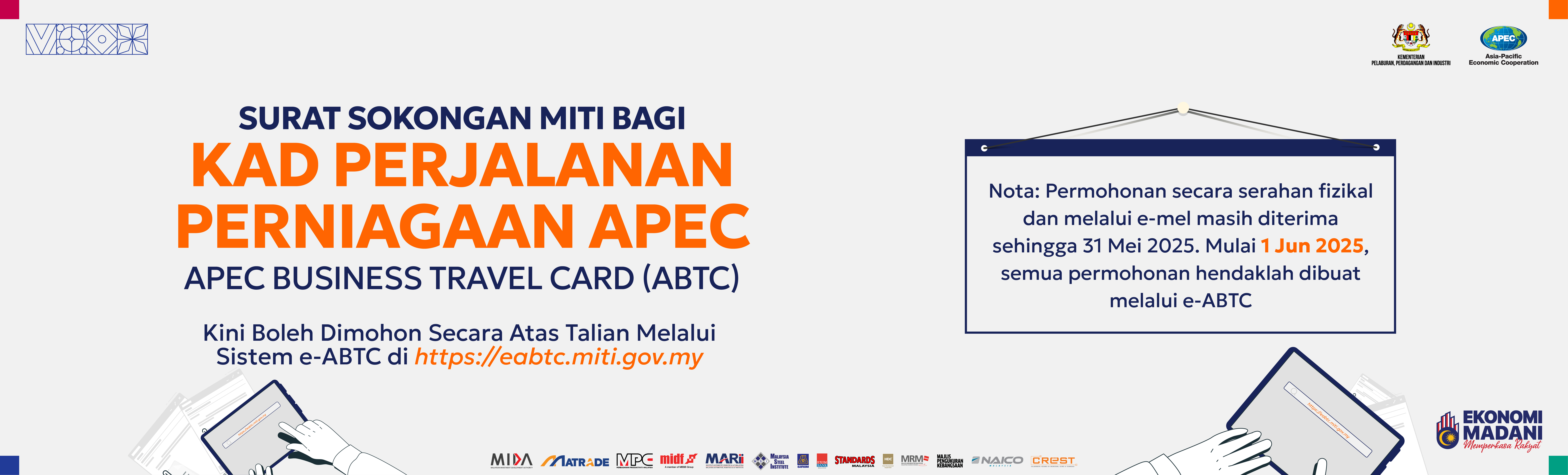 PERMOHONAN SURAT SOKONGAN ABTC